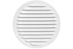 Grille de ventilation métal rond Ø 160 mm blanc - MR160 - RAL9016