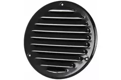 Grille de ventilation métal ronde Ø 200 mm noir - MR200M - RAL9005