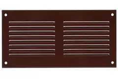 Grille métal 200 x 100 mm marron - MR2010B