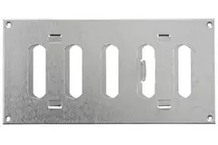 Grille métal réglable 200 x 100 mm galvanisée - MR2010RZn