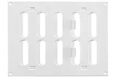 Grille métal réglable 200 x 150 mm blanc - MR2015R - RAL9016