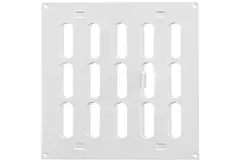 Grille métal réglable 200 x 200 mm blanc - MR2020R - RAL9016
