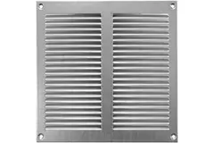 Grille métal 200 x 200 mm zinc - MR2020Zn