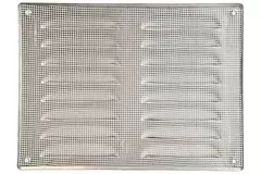Grille de ventilation métallique carrée 260x190 mm acier inoxydable - MR2619i