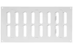 Grille métal réglable 300 x 150 mm blanc - MR3015R - RAL9016