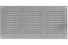 Grille métal 300 x 150 mm zinc - MR3015Zn