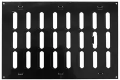 Grille métal réglable 300 x 200 mm noir - MR3020RM - RAL9005