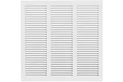 Grille métal 300 x 300 mm blanc - MR3030