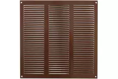 Grille métal 300 x 300 mm marron - MR3030B