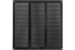 Grille métal 300 x 300 mm noir - MR3030M - RAL9005