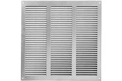 Grille métal 300 x 300 mm zinc - MR3030Zn