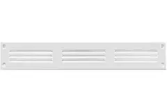 Grille métal 300 x 50 mm blanc - MR305