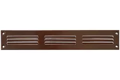 Grille métal 300 x 50 mm marron - MR305B