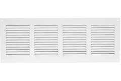 Grille métal 400 x 150 mm blanc - MR4015