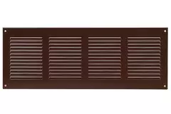Grille métal 400 x 150 mm marron - MR4015B