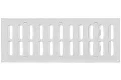 Grille métal réglable 400 x 150 mm blanc - MR4015R - RAL9016
