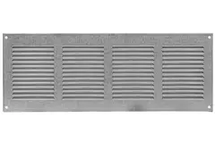Grille à fente rectangulaire en métal 400 x 100 zinc - MR4010ZN