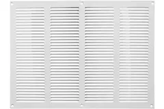 Grille métal 400 x 300 mm blanc - MR4030