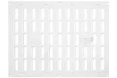 Grille métal réglable 400 x 300 mm blanc - MR4030R - RAL9016