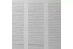 Grille métal 300 x 300 mm blanc - MR3030