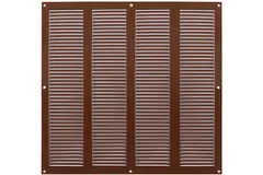 Grille métal 400 x 400 mm marron - MR4040B