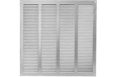Grille métal 400 x 400 mm zinc - MR4040Zn