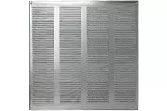 Grille métal 400 x 400 mm zinc - MR4040Zn
