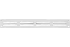 Grille métal 400 x 50 mm blanc - MR405
