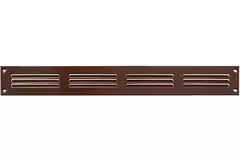 Grille métal 400 x 50 mm marron - MR405B