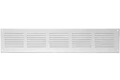 Grille à fente rectangulaire en métal 500 x 100 blanc - MR5010