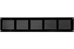 Grille métal 500 x 100 mm noir - MR5010M - RAL9005
