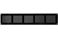 Grille métal 500 x 100 mm noir - MR5010M - RAL9005