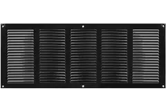 Grille métal 500 x 200 mm noir - MR5020M - RAL9005