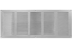 Grille métal 500 x 200 mm zinc - MR5020Zn
