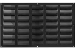 Grille métal 500 x 300 mm noir - MR5030M - RAL9005