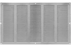 Grille métal 500 x 300 mm zinc - MR5030Zn