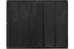 Grille métal 500 x 400 mm noir - MR5040M - RAL9005