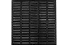 Grille métal 500 x 500 mm noir - MR5050M - RAL9005