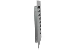 Grille métal 300 x 300 mm zinc - MRF3030Zn