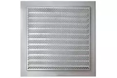 Grille métal 300 x 300 mm zinc - MRF3030Zn