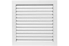 Grille métal industriel 300 x 300 mm blanc - MRF3030