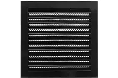 Grille métal industriel 300 x 300 mm noir - MRF3030M