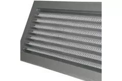 Grille métal industriel 500 x 200 mm zinc - MRF5020Zn