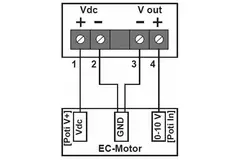 Potentiomètre à 3 positions Ruck 10 kO - MTP 30