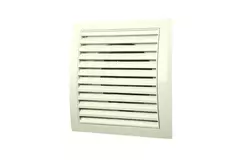 Grille murale 190 x 190 blanc - Ø 125 mm blanc - ND12