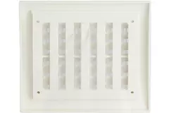 Grille murale réglable 150 x 150 blanc - N10R