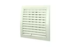 Grille murale réglable 190 x 190 diamètre : 125 blanc - ND12R