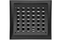Grille murale réglable 190 x 190 mm anthracite - N12RA