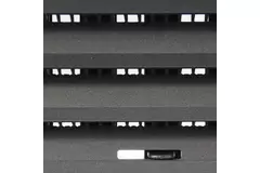Grille murale réglable 190 x 190 mm anthracite - N12RA