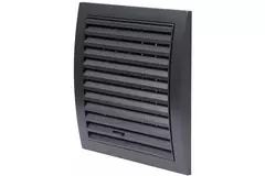 Grille murale réglable 190 x 190 mm anthracite - N12RA